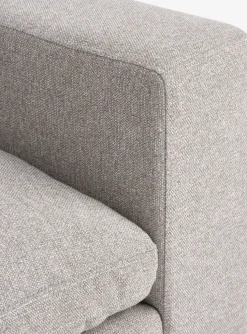 LYBYSofá modular LYBY 3 plazas chaise longue tela arena