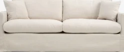 LYNGAASofá LYNGAA 3 plazas funda extraíble tela beis