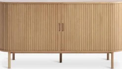 LYNGVIGAparador LYNGVIG 160cm 2 puertas persiana roble natural