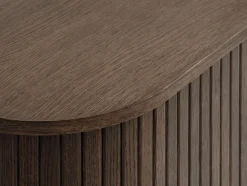 LYNGVIGAparador LYNGVIG 160cm 2 puertas persiana roble oscuro