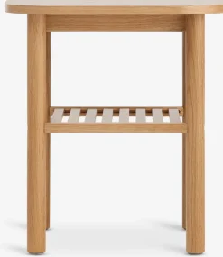 LYNGVIGMesa auxiliar LYNGVIG 45x45 1 estante roble natural