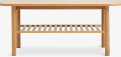 LYNGVIGMesa de centro LYNGVIG 60x110 con estante roble natural