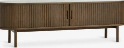 LYNGVIGMueble TV LYNGVIG 160cm 2 puertas persiana roble oscuro
