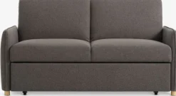LYSTRUPSofá cama LYSTRUP 2 plazas tela gris oscuro