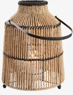 MAALTHEFarol MAALTHE Ø27xA35cm natural/negro