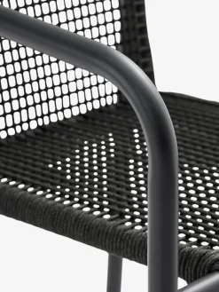 MADERUP + KRISTIANSTADMesa MADERUP L205 negro + 4 sillas KRISTIANSTAD verde