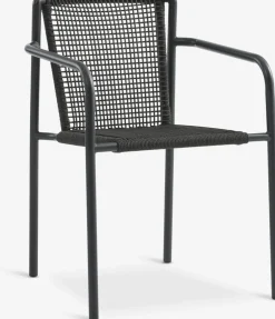 MADERUP + KRISTIANSTADMesa MADERUP L90 negro + 4 sillas KRISTIANSTAD verde