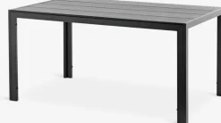 MADERUPMesa de jardín MADERUP A90xL150 negro