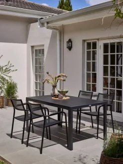 MADERUPMesa de jardín MADERUP A90xL150 negro