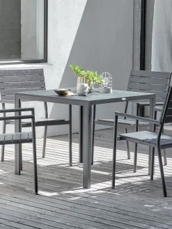 MADERUPMesa de jardín MADERUP A90xL90 negro