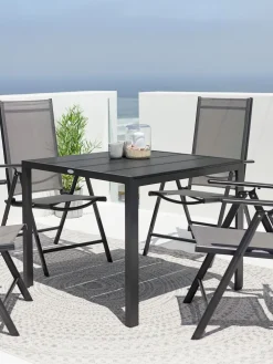 MADERUPMesa de jardín MADERUP A90xL90 negro