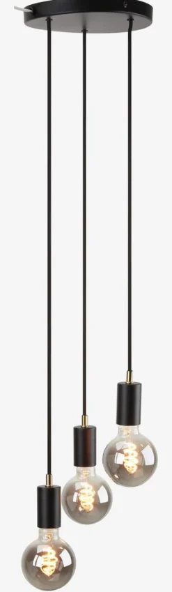 MAGNARLámpara de techo MAGNAR 3 en 1 Ø22xA220cm negro