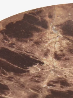 MAKARYDBandeja vaciabolsillos MAKARYD Ø10xA2cm efecto mármol marrón