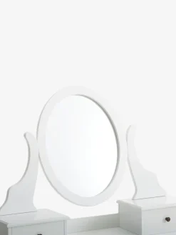 MALLINGTocador MALLING con espejo y 5 cajones blanco