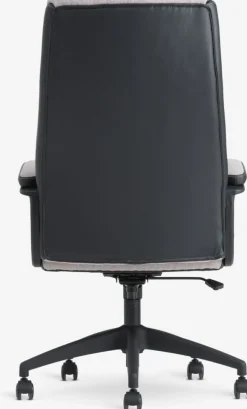 MARBJERGSilla de oficina MARBJERG polipiel negro/gris