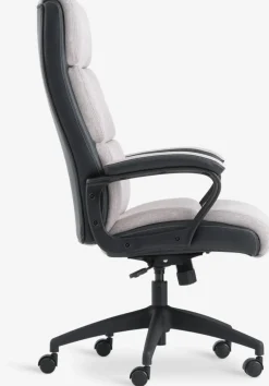 MARBJERGSilla de oficina MARBJERG polipiel negro/gris