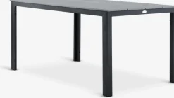 MARIELYST + INGSTRUPMesa MARIELYST L150 gris + 4 sillas INGSTRUP negro