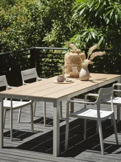 MARIELYSTMesa de jardín MARIELYST A90xL205 beis