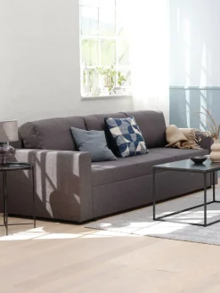MARSLEVSofá cama MARSLEV 3 plazas tela gris oscuro