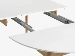 MARSTRANDMesa de comedor MARSTRAND Ø110/110x200 blanco/natural