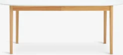 MARSTRANDMesa de comedor MARSTRAND 100x200/280 blanco/natural