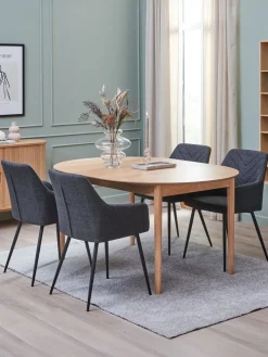 MARSTRANDMesa de comedor MARSTRAND Ø110/110x200 roble natural