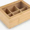 MATHIASCaja de té MATHIAS A16xL23xA9cm natural