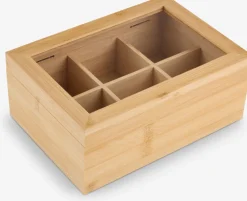 MATHIASCaja de té MATHIAS A16xL23xA9cm natural