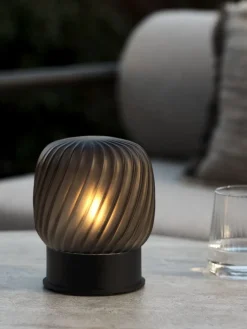 MEJSELámpara a pilas MEJSE Ø14xA17cm marrón claro