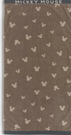 MICKEYGOLDToalla de mano jacquard MICKEY 50x100