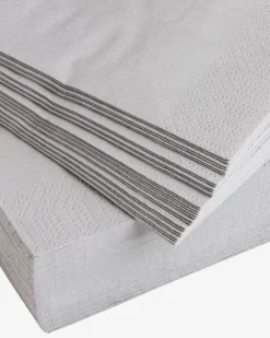 MOLTEServilletas de papel MOLTE gris 40x40 50 unidades