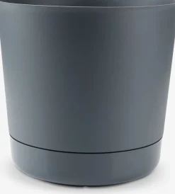 MORKULLAMacetero MORKULLA Ø28xA28cm gris antracita