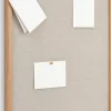 MOSEBYTablero de notas MOSEBY 50x70 5 chinchetas beis/roble