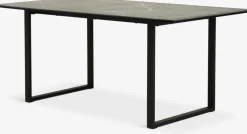 MOSELUNDMesa de comedor MOSELUND 90x180 cerámica negro
