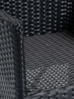 MOSS + AIDTMesa MOSS L214/315 gris + 4 sillas AIDT negro
