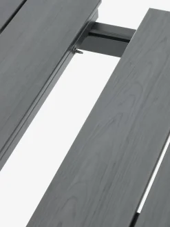 MOSS + MYSENMesa MOSS L214/315 + 4 sillas MYSEN gris