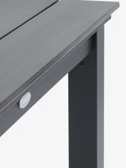 MOSS + STRANDBYMesa MOSS L214/315 + 4 sillas STRANDBY gris