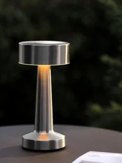 MUSVITLámpara de mesa recargable MUSVIT Ø11xA21cm cromo