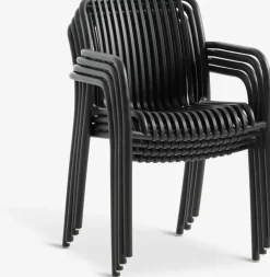NABBENSilla apilable NABBEN negro