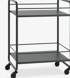 NARUPCarrito NARUP 2 estantes negro