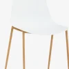 NEDERBYSilla de comedor NEDERBY blanco/roble natural