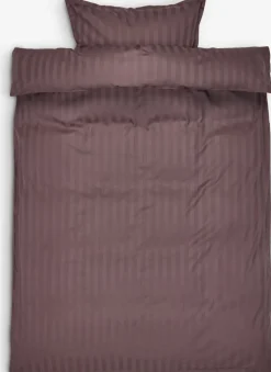 NELLGOLDJuego funda nórdica satén NELL 155x220 uva empolvada