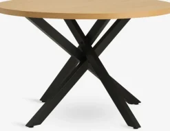 NORTOFTMesa de comedor NORTOFT Ø120 color roble cálido/negro
