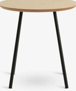 NYBOMesa auxiliar NYBO Ø40 color roble cálido/negro
