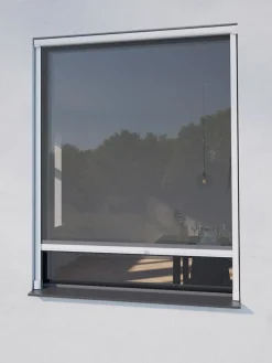 NYORDMosquitera enrollable NYORD 130x160 para ventana blanco