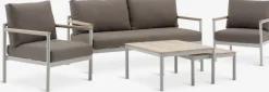 ODDESUNDConjunto muebles jardín ODDESUND 4,5 plazas beis