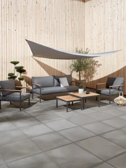 ODDESUNDConjunto muebles jardín ODDESUND 4,5 plazas gris