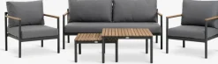 ODDESUNDConjunto muebles jardín ODDESUND 4,5 plazas gris