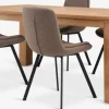 OLDE + MELBYMesa OLDE L200 roble + 4 sillas MELBY marrón claro/negro