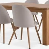 OLDE + THORUPMesa OLDE L160 roble natural + 4 sillas THORUP beis/roble